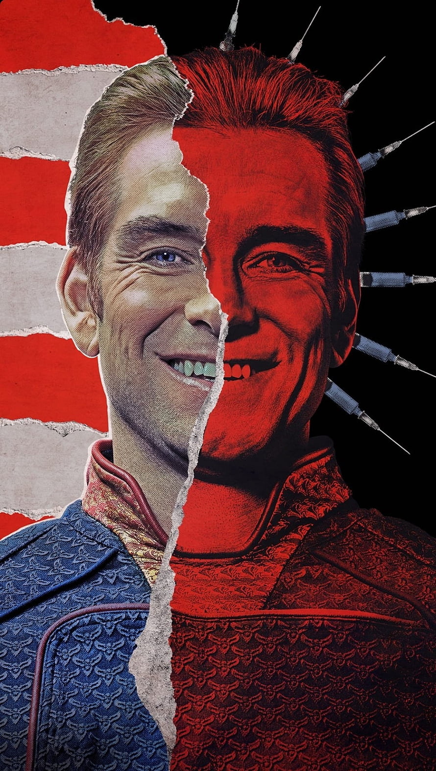 Ant-Man and the Wasp: Quantumania Kang the Conqueror Split Face Poster Art, Homelander the boys, comics, Amazon HD phone wallpaper