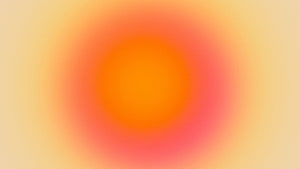Abstract Orange and Pink Gradient Background with Soft Blurred Circular Glow HD wallpaper