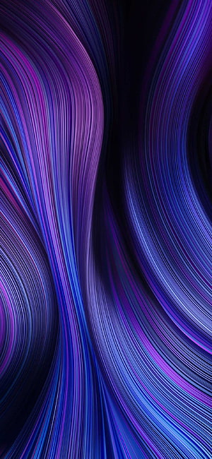 Abstract Purple and Blue Wavy Lines Digital Art Wallpaper HD phone wallpaper