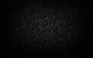 Dark Vintage Damask Wallpaper With Elegant Floral Scroll Patterns HD wallpaper