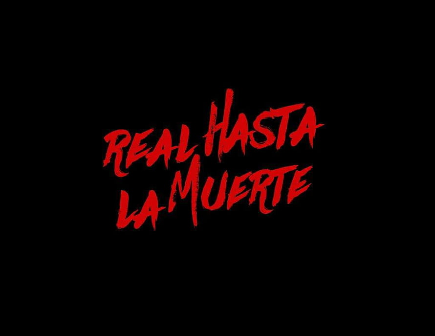 Real Hasta La Muerte Logo Red Text On Black Background HD wallpaper