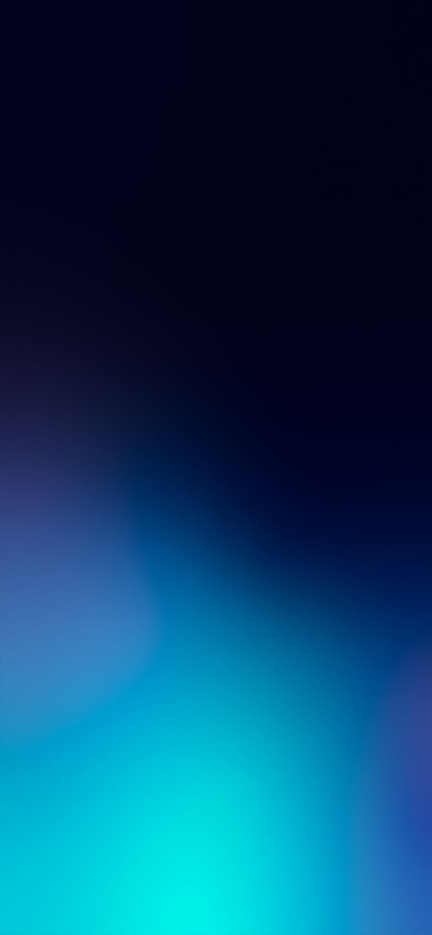 Dark Blue to Cyan Gradient Abstract Minimalist Background HD phone wallpaper