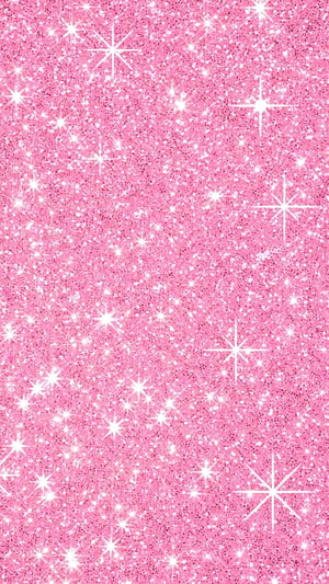 Sparkling Pink Glitter Background With White Starburst Flares HD phone wallpaper