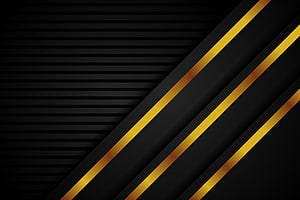 Elegant Black and Gold Diagonal Stripes Abstract Background HD wallpaper