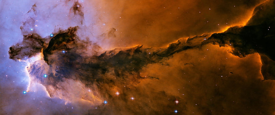 Stunning Horsehead Nebula Space Wallpaper Featuring Dark Dust Clouds and Glowing Stars HD wallpaper