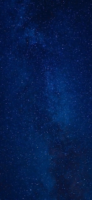 Deep Blue Starfield with Milky Way Nebulae and Cosmic Dust HD phone wallpaper