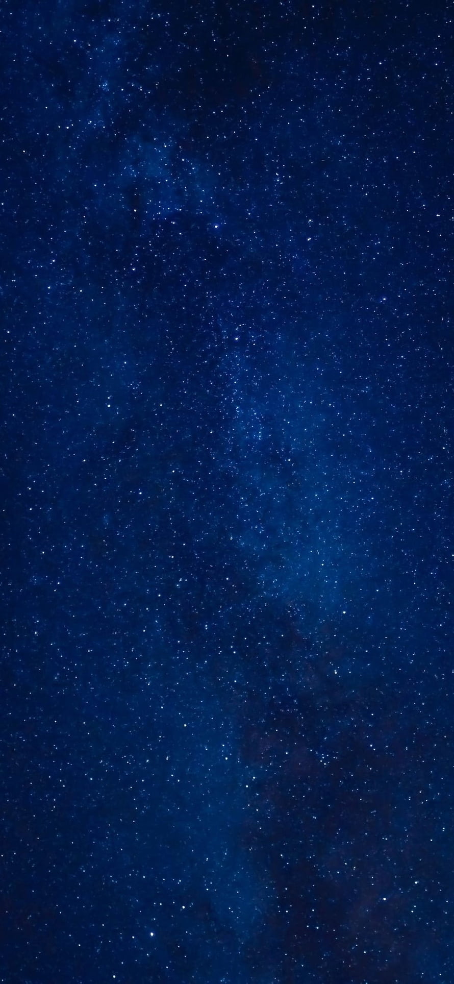 Deep Blue Starfield with Milky Way Nebulae and Cosmic Dust HD phone wallpaper