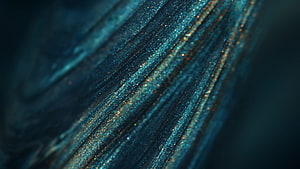 Dark Teal Abstract Texture with Glittering Particles and Flowing Diagonal Strokes HD wallpaper