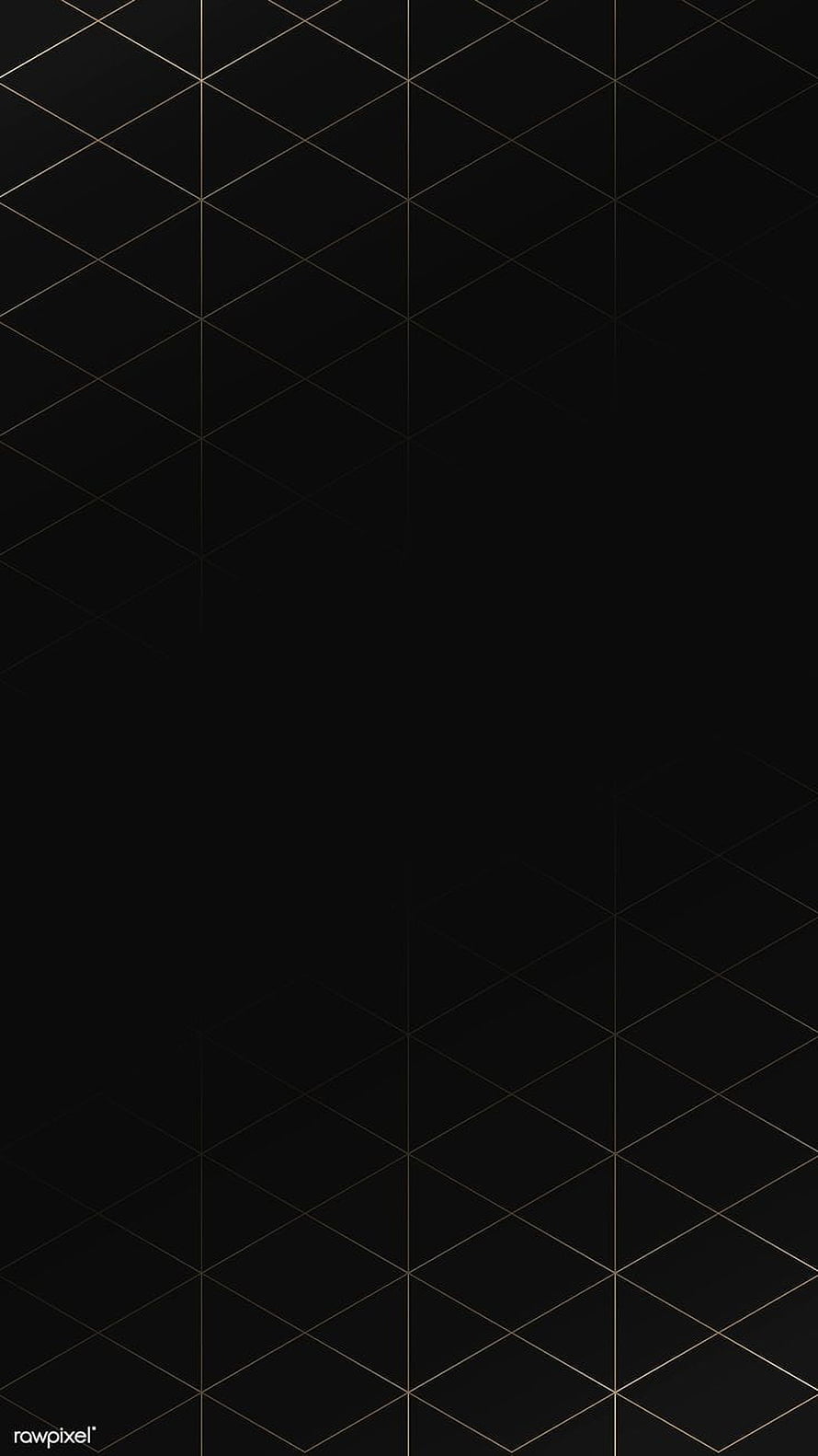 Elegant Black Background With Gold Geometric Diamond Grid Pattern HD phone wallpaper