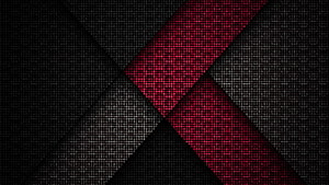 Abstract Geometric Pattern With Red Diagonal Stripe On Black Woven Texture HD wallpaper
