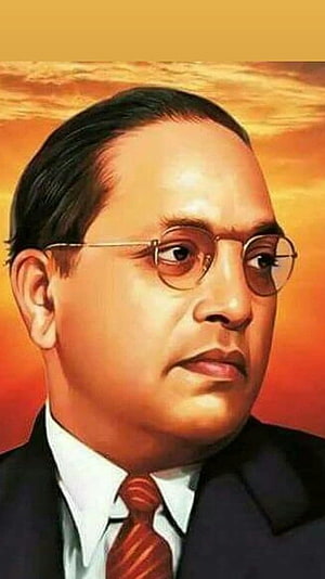 Portrait of Sheikh Mujibur Rahman in Suit and Glasses, Dr Babasaheb Ambedkar, Br Ambedkar HD phone wallpaper