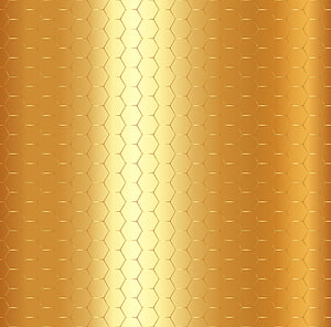Shiny Gold Hexagonal Honeycomb Pattern Background HD wallpaper