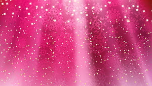 Magical Pink Snowflake Background With Glittering Stars And Sparkles HD wallpaper