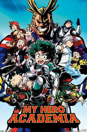 My Hero Academia Class 1-A and All Might Anime Poster HD phone wallpaper
