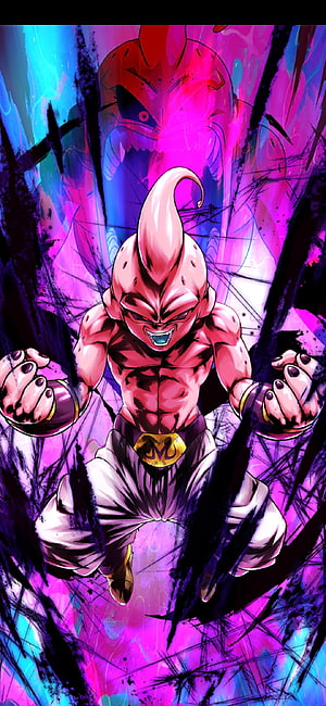 Kid Buu Dragon Ball Legends Anime Character Artwork HD phone wallpaper