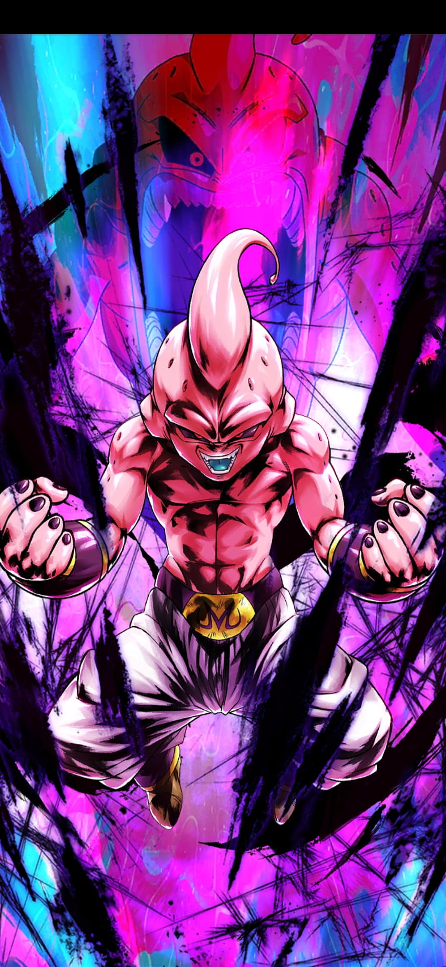 Kid Buu Dragon Ball Legends Anime Character Artwork HD phone wallpaper