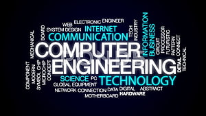 Computer Engineering Technology Word Cloud Concept With Digital Network And Hardware Terms HD wallpaper