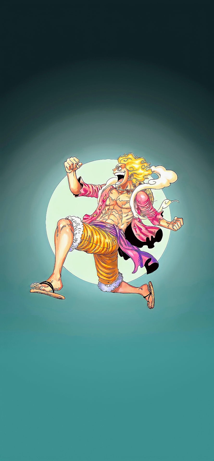 Monkey D. Luffy Gear 5 Sun God Nika Form Anime Wallpaper HD phone wallpaper