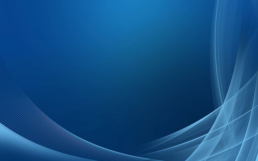 Abstract Dark Blue Background with Flowing Light Waves and Curved Lines HD wallpaper