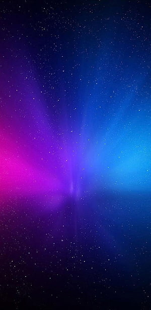 Vibrant Purple and Blue Galaxy Nebula Starry Night Sky Space Background HD phone wallpaper