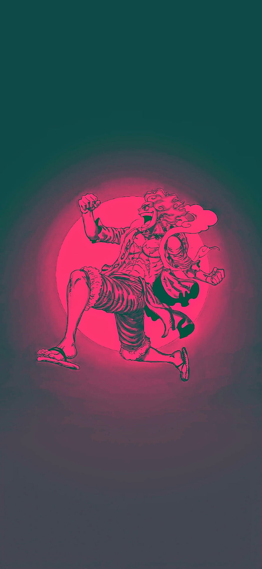 Monkey D. Luffy Gear 5 Sun God Nika Form Anime Illustration HD phone wallpaper