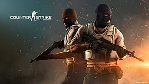 Counter-Strike Global Offensive Terrorists with Rifles and Balaclavas HD wallpaper
