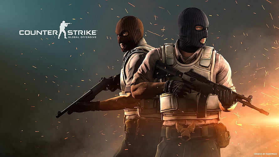 Counter-Strike Global Offensive Terrorists with Rifles and Balaclavas HD wallpaper