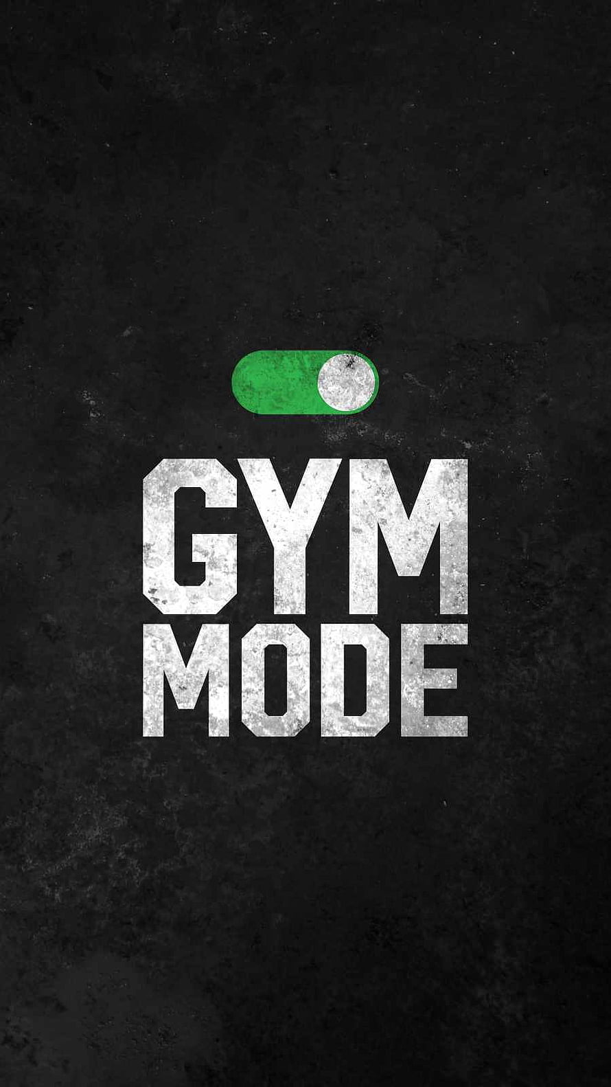 Gym Mode Toggle Switch On Dark Grunge Background HD phone wallpaper