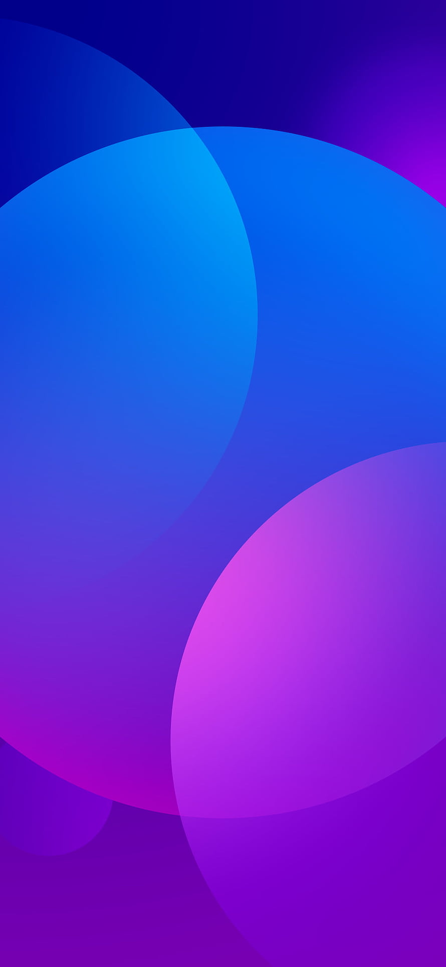 Abstract Blue and Purple Gradient Circles Wallpaper HD phone wallpaper