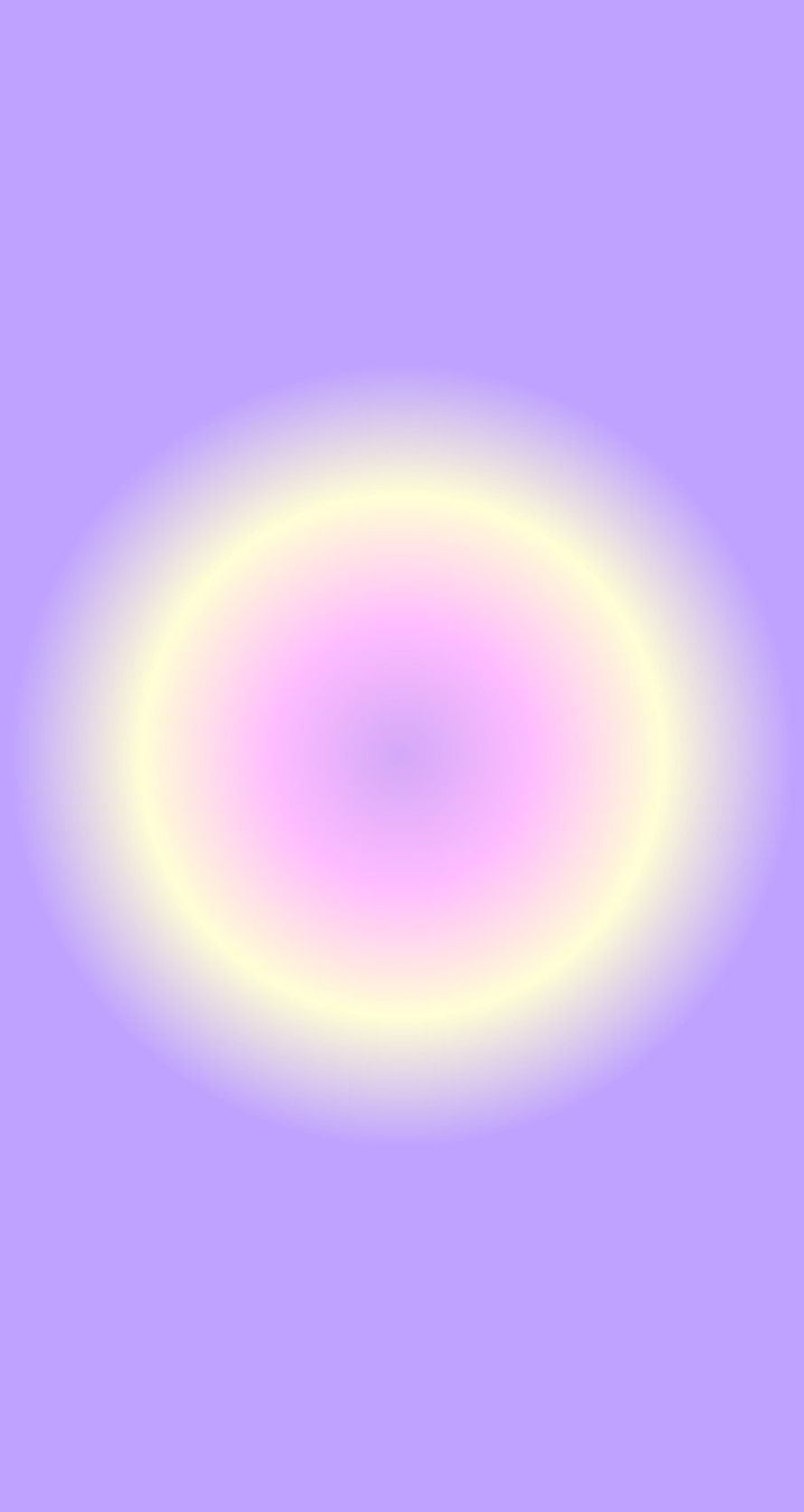 Soft Pastel Aura Ring with Lavender Background and Ethereal Glow HD phone wallpaper