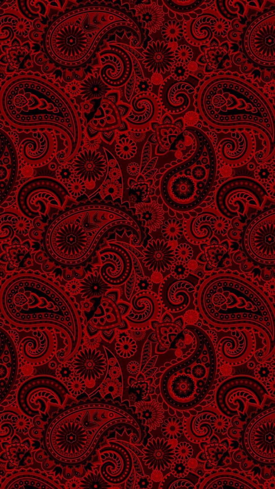 Dark Red Paisley Pattern Wallpaper with Intricate Floral Swirls and Vintage Texture HD phone wallpaper