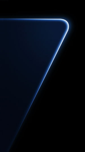 Samsung Galaxy S24 Ultra Minimalist Dark Blue Corner Glow Wallpaper HD phone wallpaper