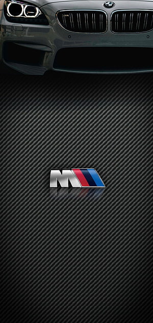BMW M Carbon Fiber Front Grille and Headlight Close-Up HD phone wallpaper