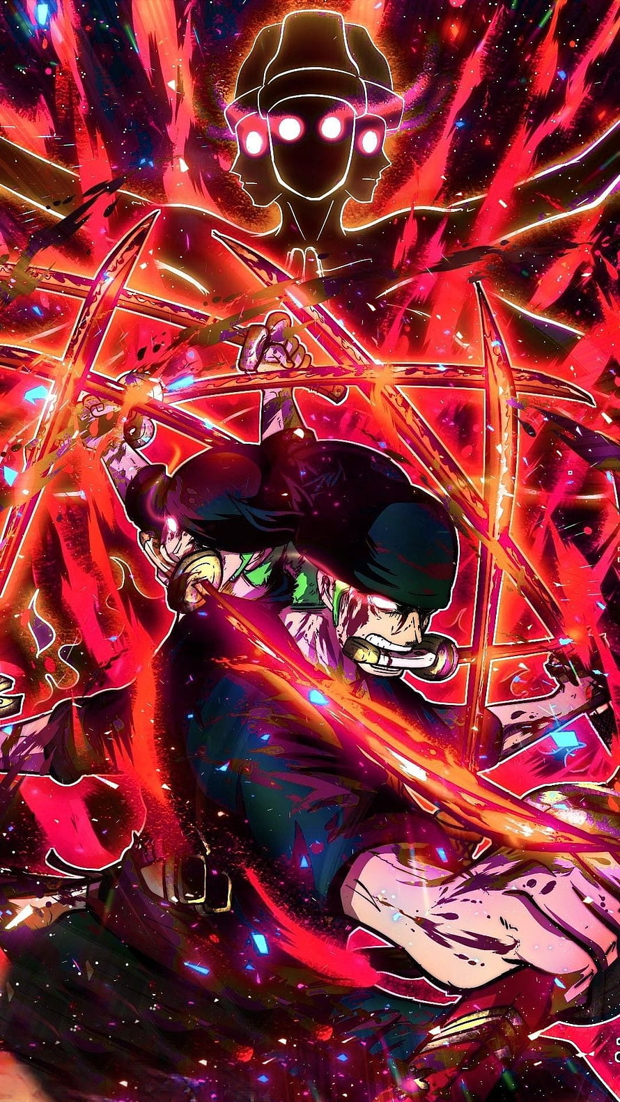 Monkey D. Luffy Gear 5 Sun God Nika Form One Piece Anime Wallpaper HD phone wallpaper