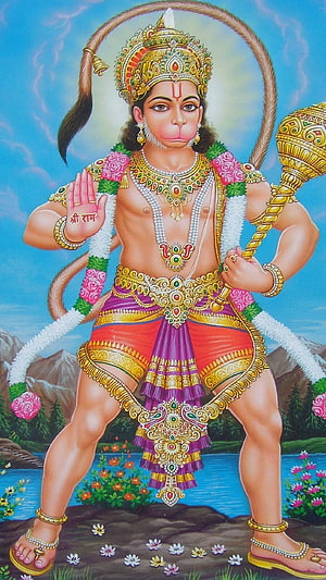 Lord Hanuman Hindu Deity Wallpaper, Hanuman, Jay Shree Ram, Ram Bhakt Hanuman HD phone wallpaper