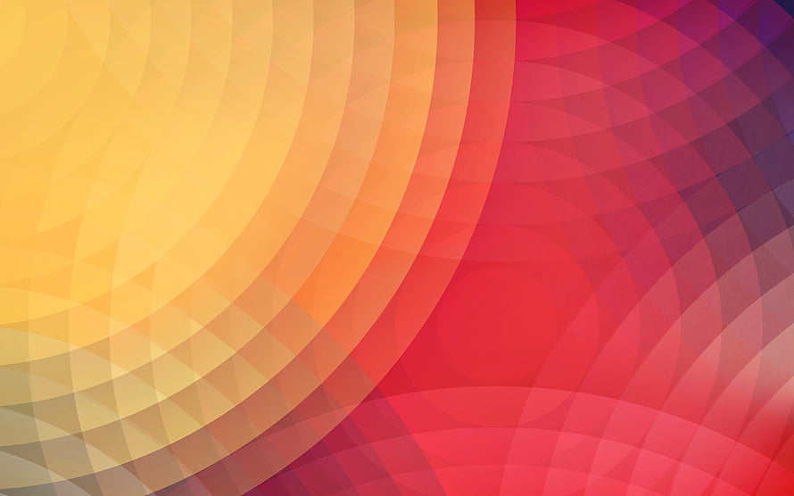 Vibrant Abstract Gradient with Flowing Geometric Light Patterns in Warm Tones HD wallpaper
