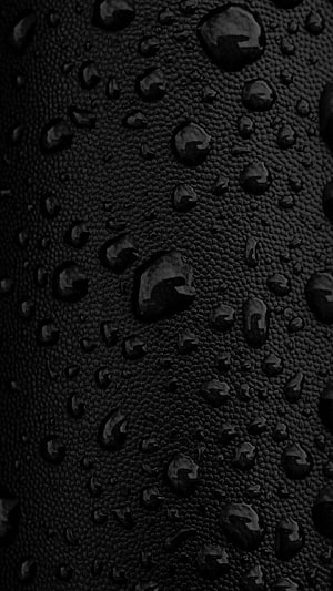 Dark Textured Surface With Water Droplets Abstract Background HD phone wallpaper