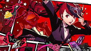 Kasumi Yoshizawa Persona 5 Royal Act 3 Character Artwork HD wallpaper