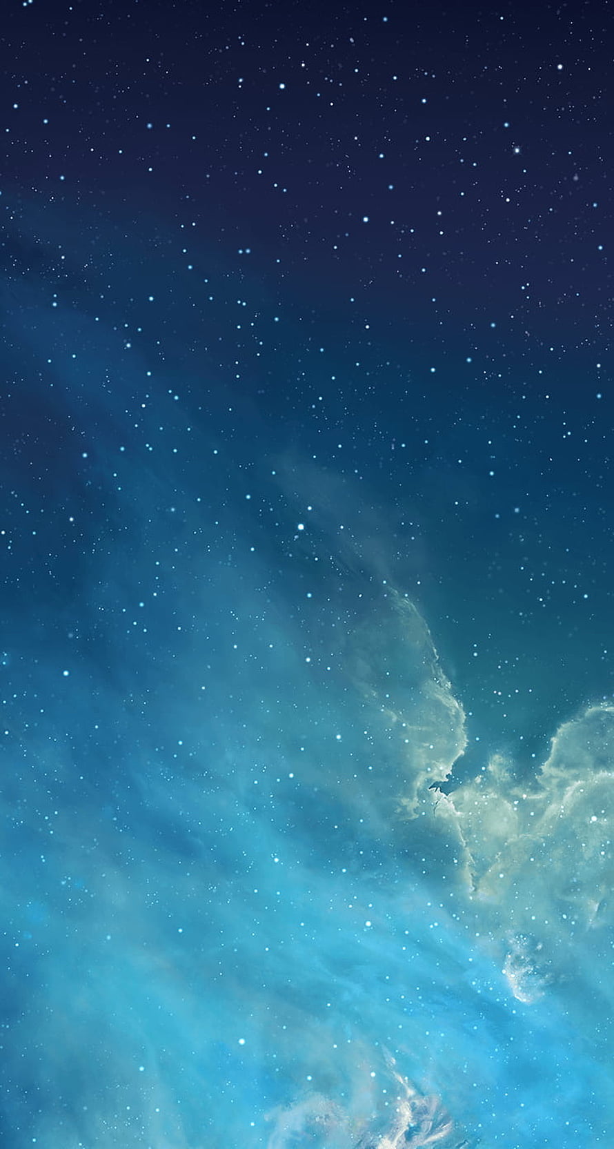 Vast Blue Nebula and Starfield Deep Space Cosmic Clouds HD phone wallpaper