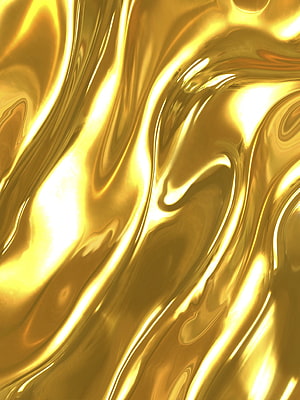 Abstract Shiny Liquid Gold Texture With Smooth Wavy Reflections And Metallic Highlights HD phone wallpaper