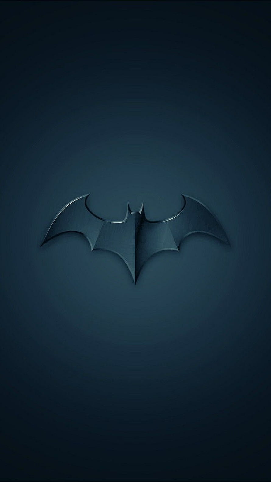 Dark Blue Metallic Batman Logo Wallpaper, BATMAN ideas. batman, batman , batman art, Blue Batman Logo HD phone wallpaper