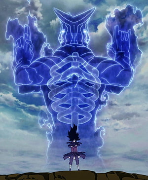 Madara Uchiha Summoning Susanoo Anime Wallpaper HD phone wallpaper