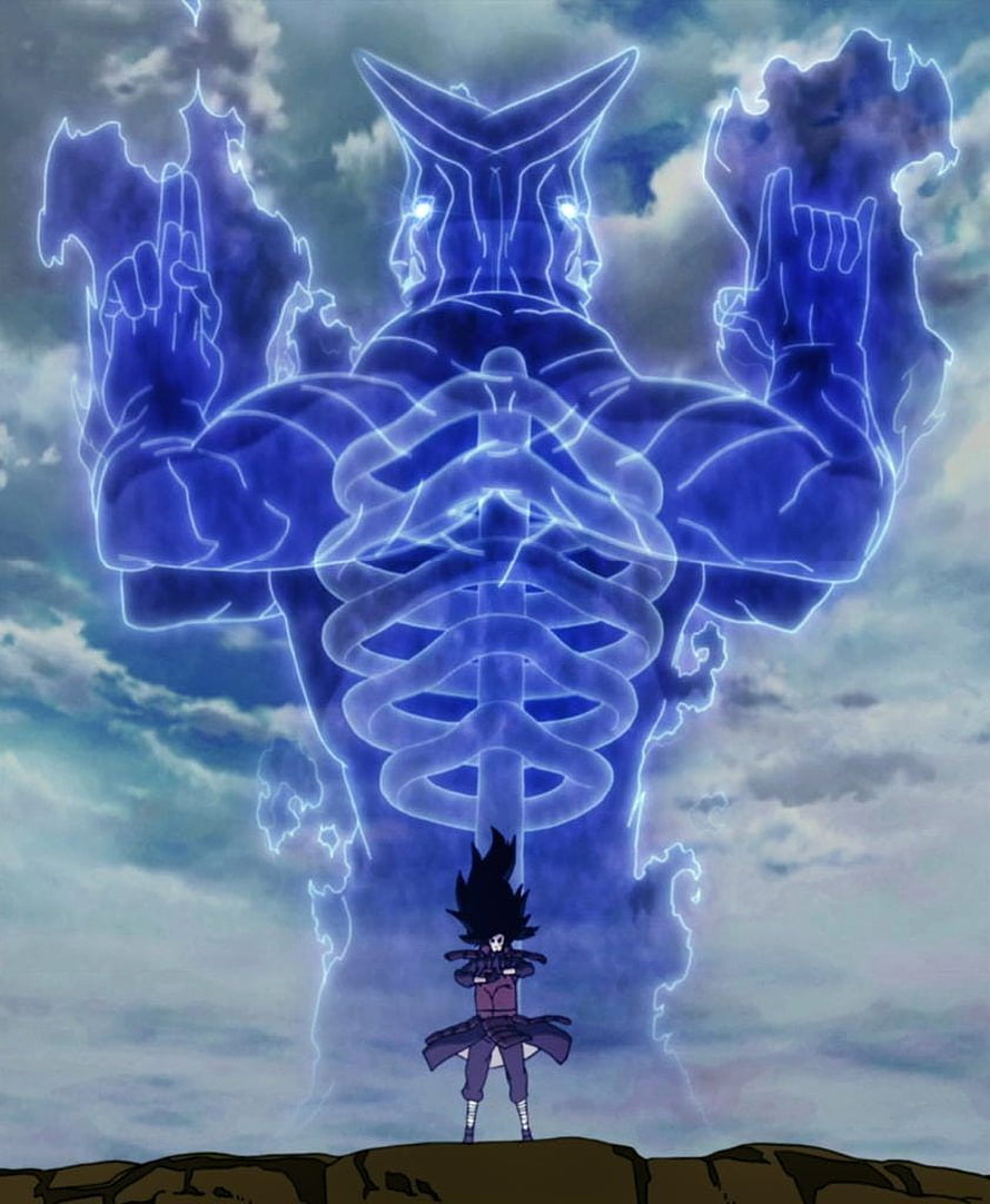 Madara Uchiha Summoning Susanoo Anime Wallpaper HD phone wallpaper
