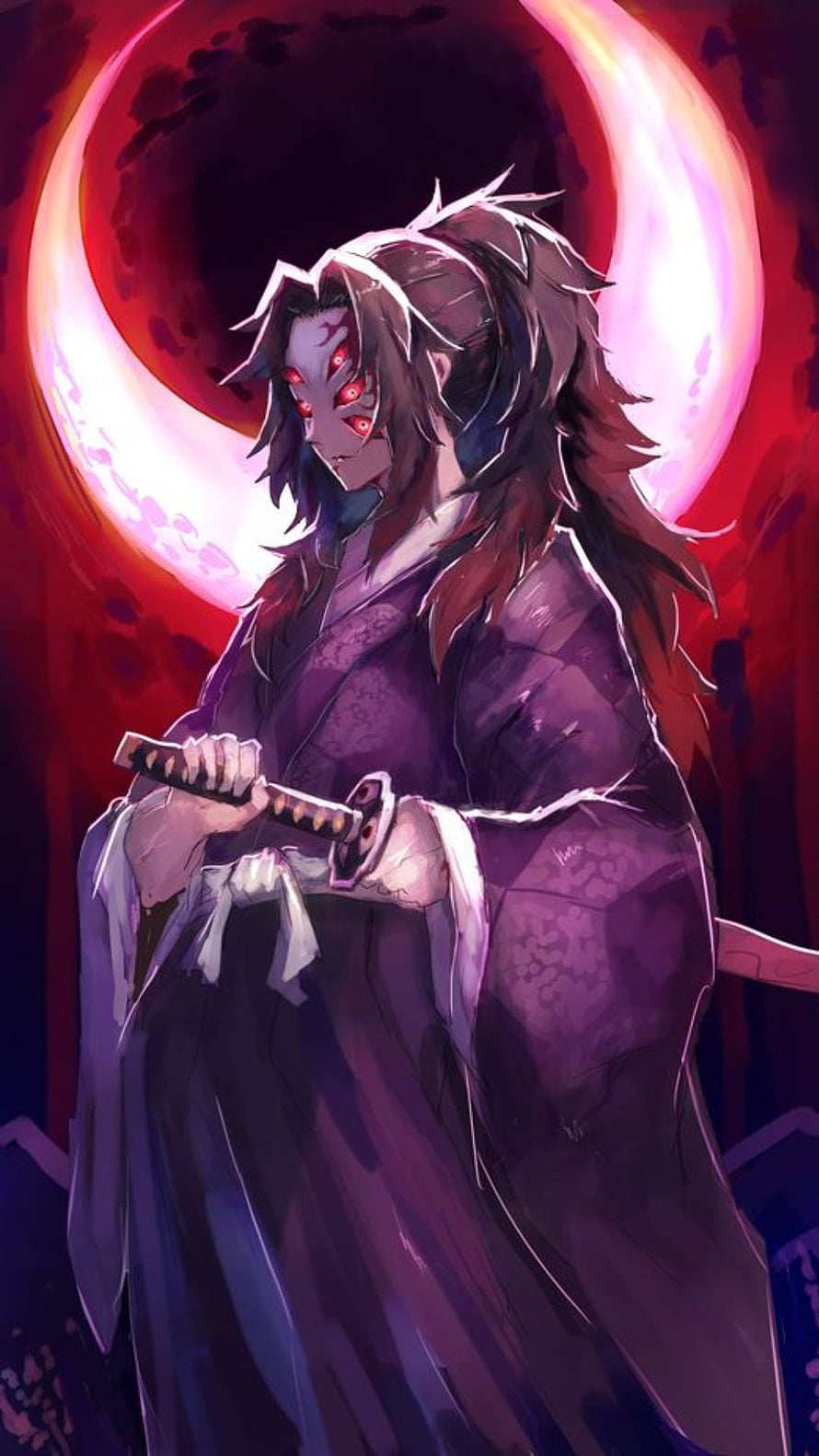 Akaza Upper Rank Three Demon Slayer Kimetsu No Yaiba Anime Wallpaper HD phone wallpaper