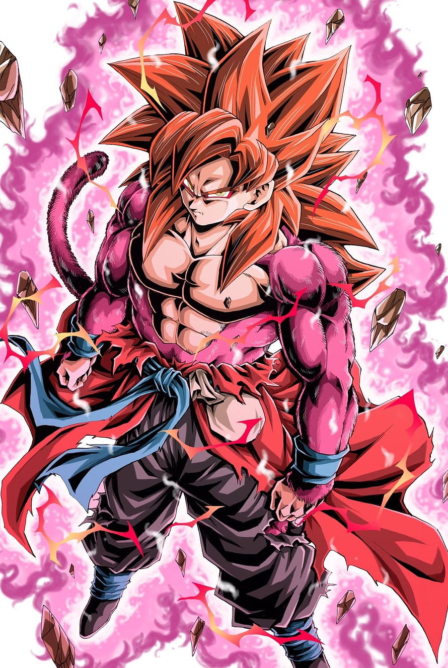 Super Saiyan 4 Goku Dragon Ball GT Anime Character Wallpaper HD phone wallpaper