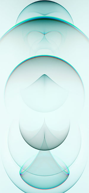 Abstract Geometric Gradient Wallpaper with Soft Teal and Mint Tones HD phone wallpaper
