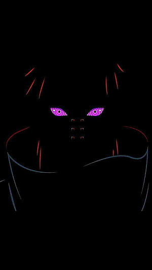 Otsutsuki Kaguya Anime Character With Byakugan Eyes In Dark Shadow HD phone wallpaper