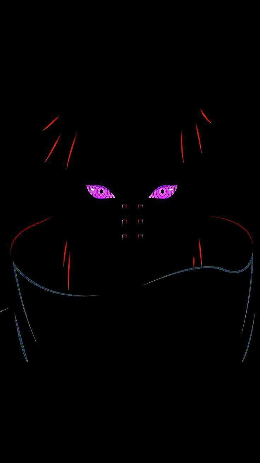Otsutsuki Kaguya Anime Character With Byakugan Eyes In Dark Shadow HD phone wallpaper