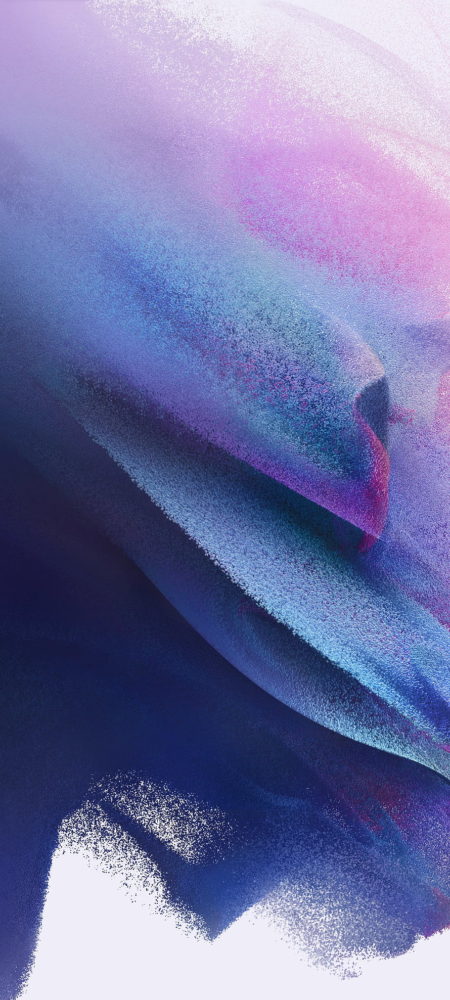 Abstract 3D Render of Flowing Fabric in Blue and Purple Tones HD phone wallpaper