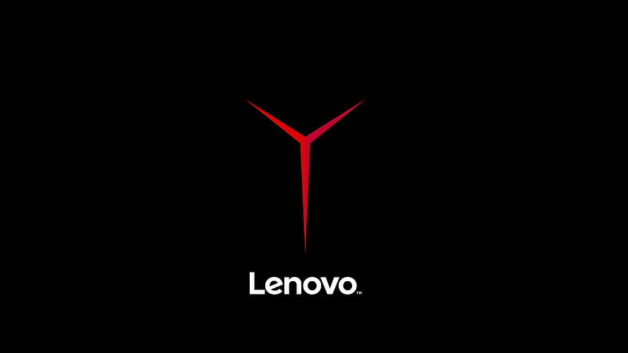 Lenovo Legion Gaming Logo on Black Background HD wallpaper